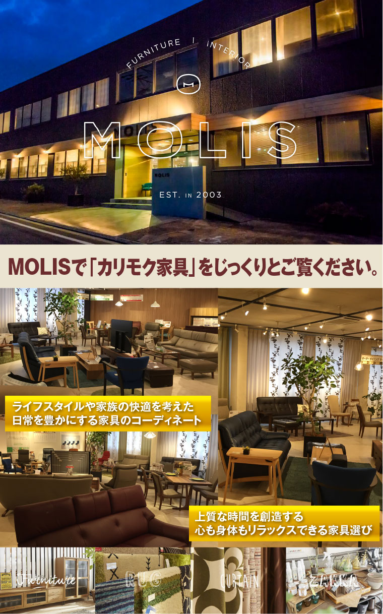 MOLISでカリモク家具