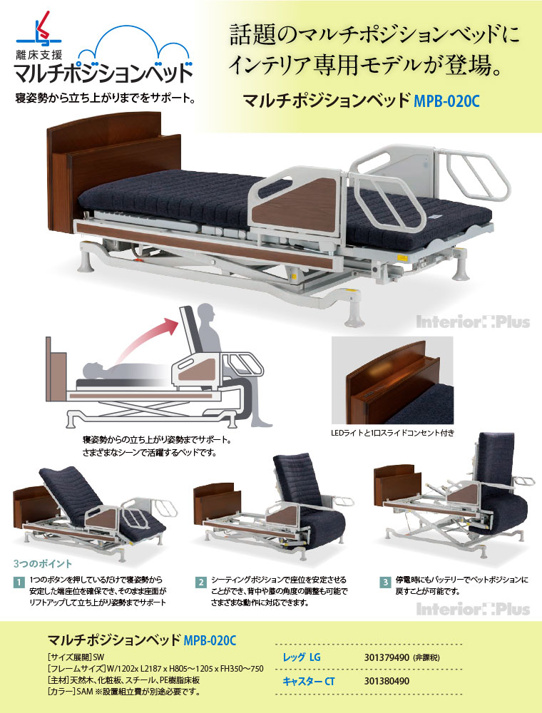 マルチポジションベッド