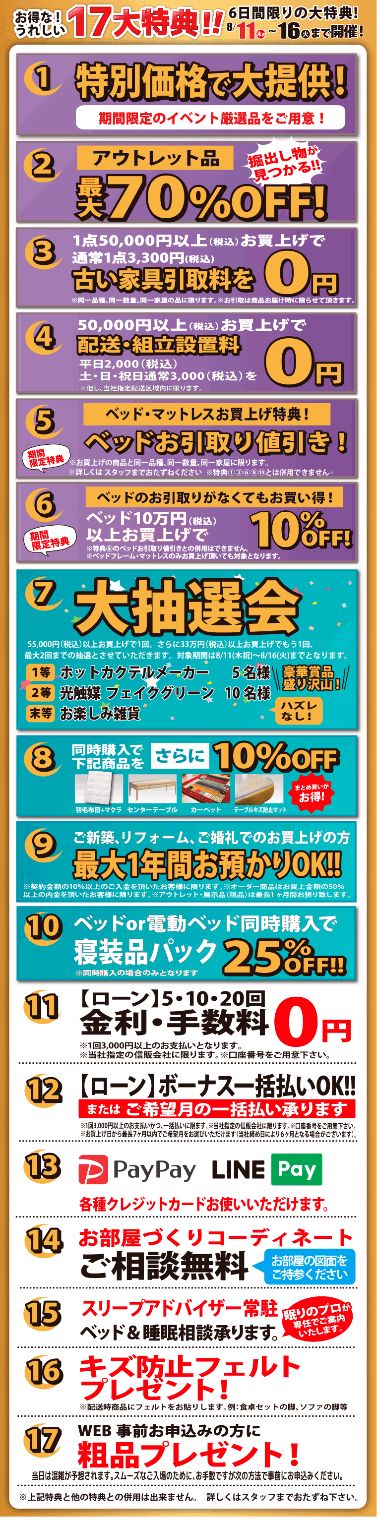 イベント限定特典