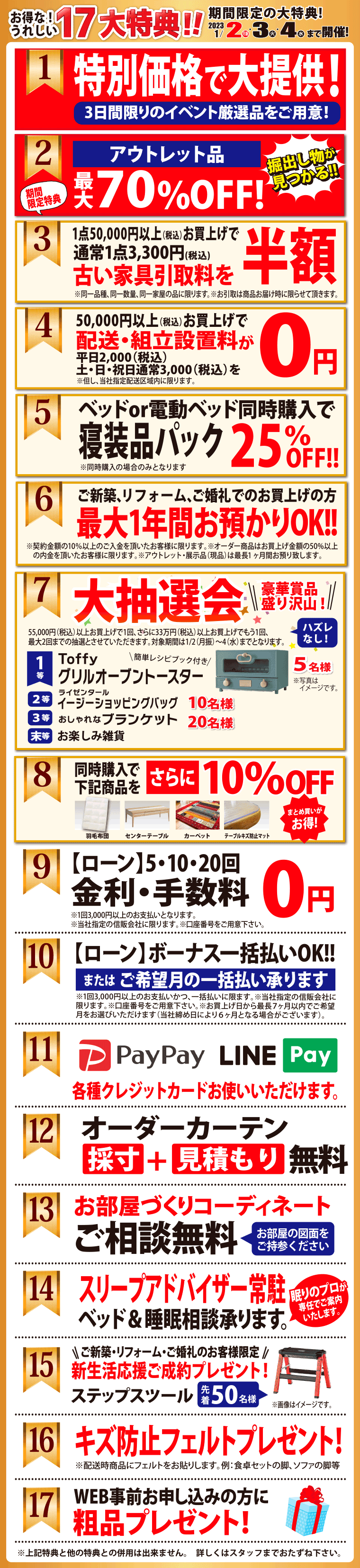 イベント特典
