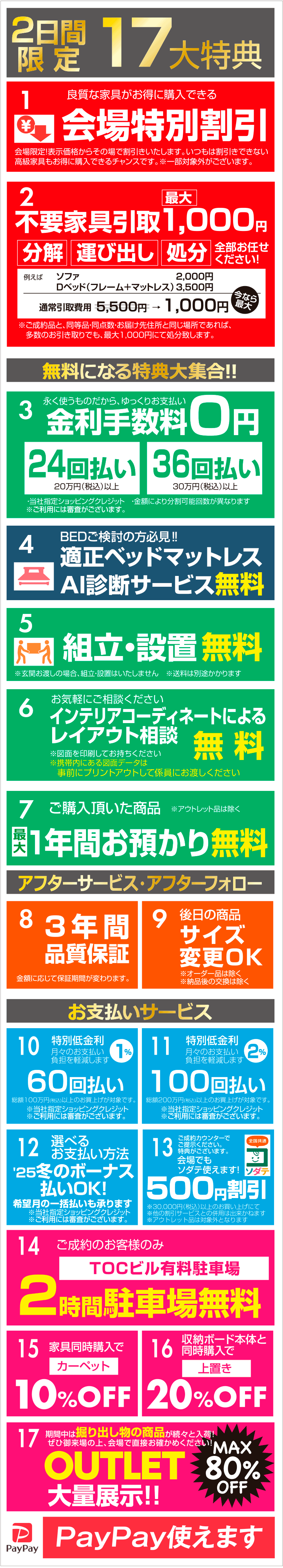イベント特典