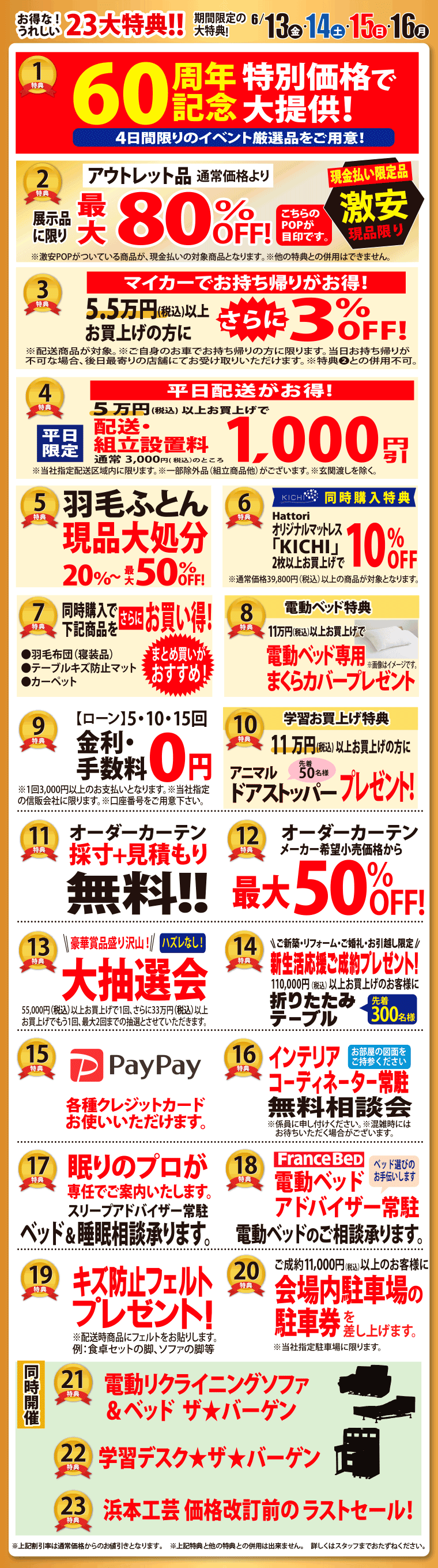 イベント特典
