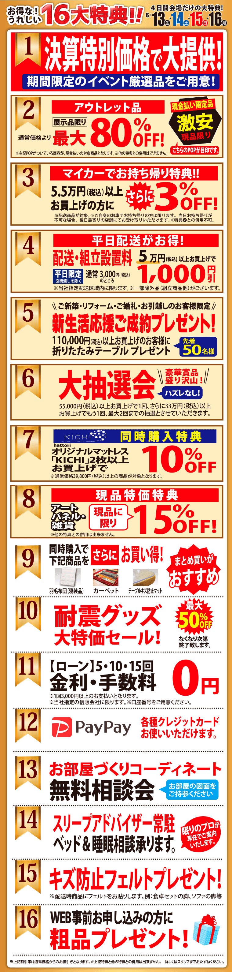 イベント特典