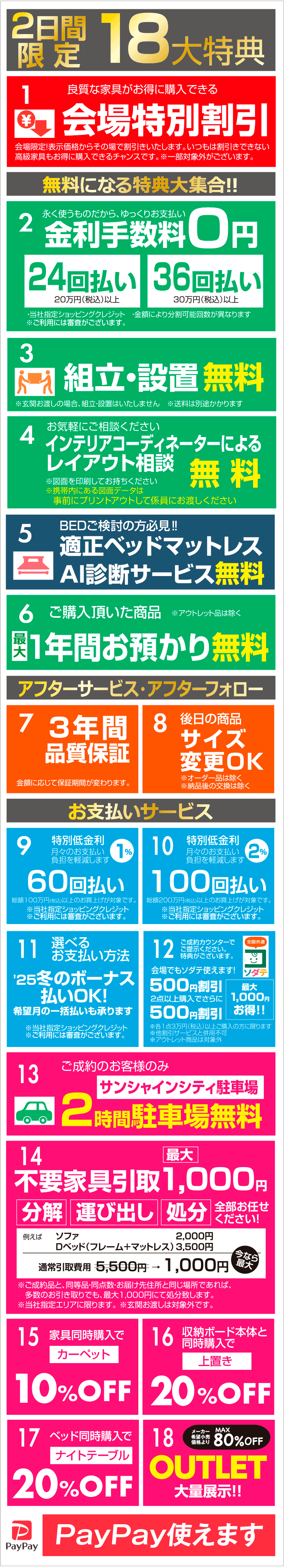 イベント特典