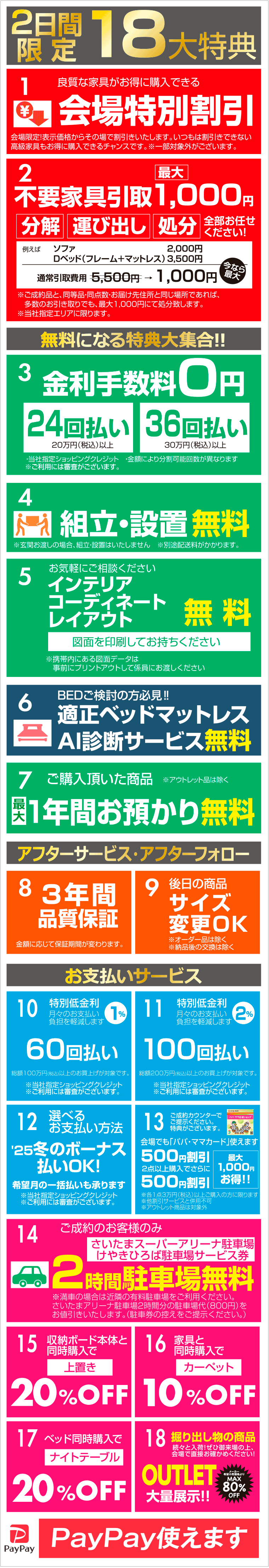 イベント特典