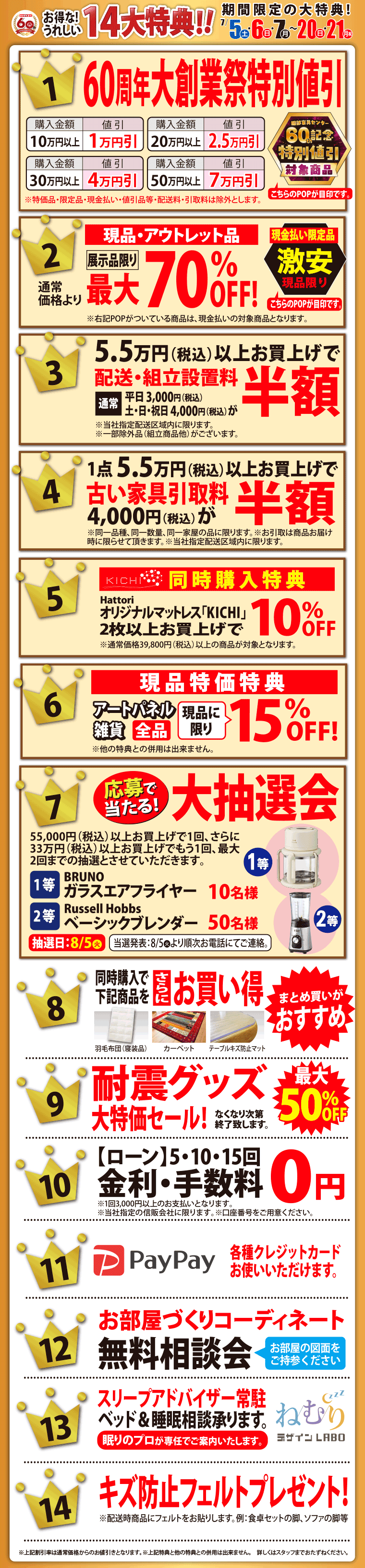 イベント特典
