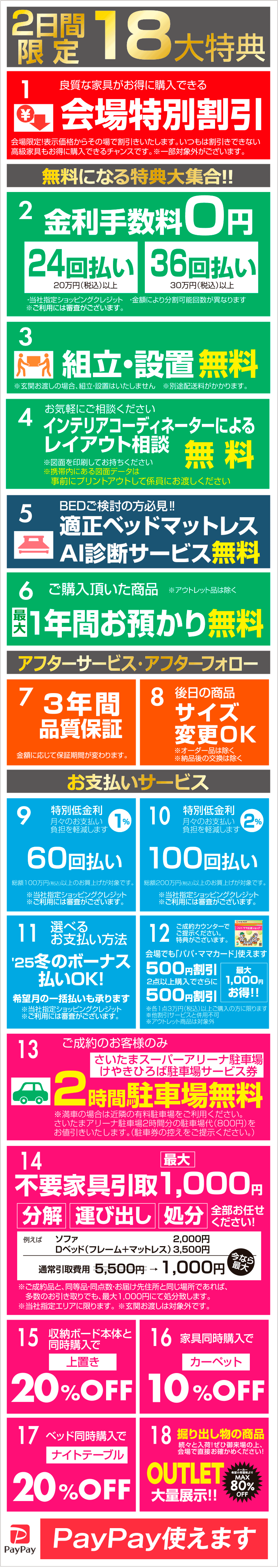 イベント特典