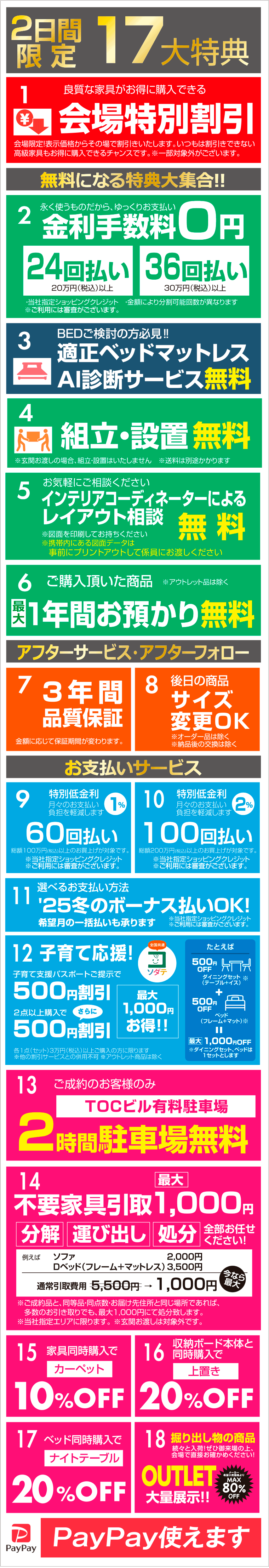 イベント特典