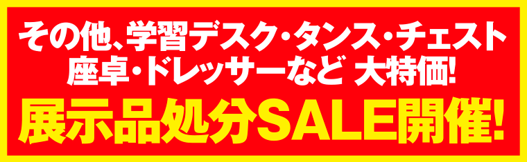 展示品処分SALE