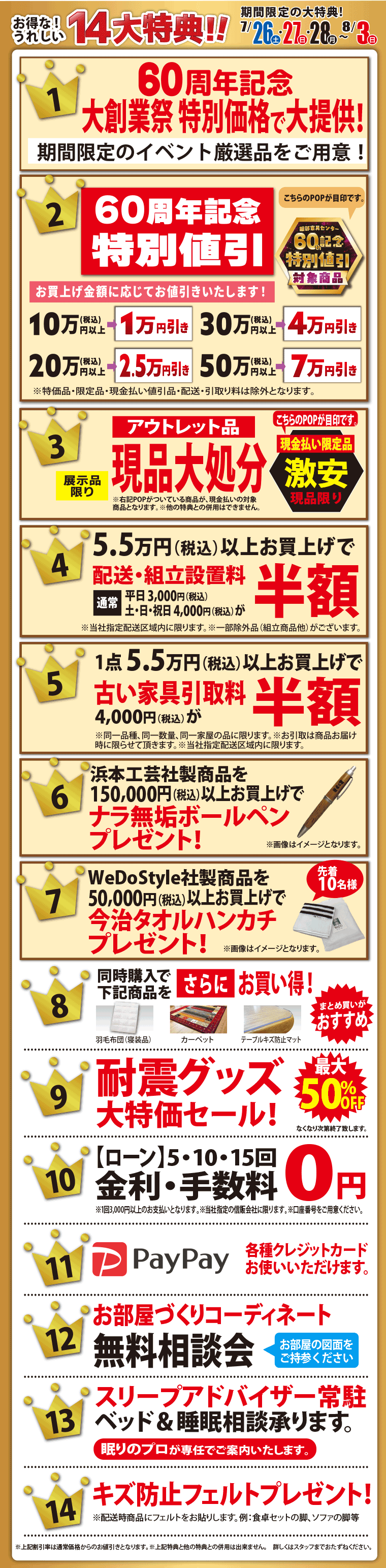 イベント特典