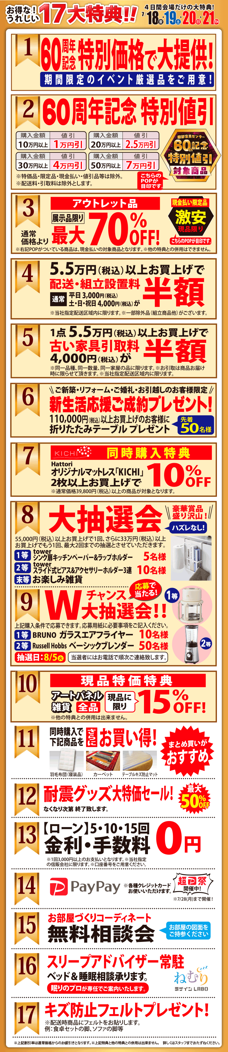 イベント特典