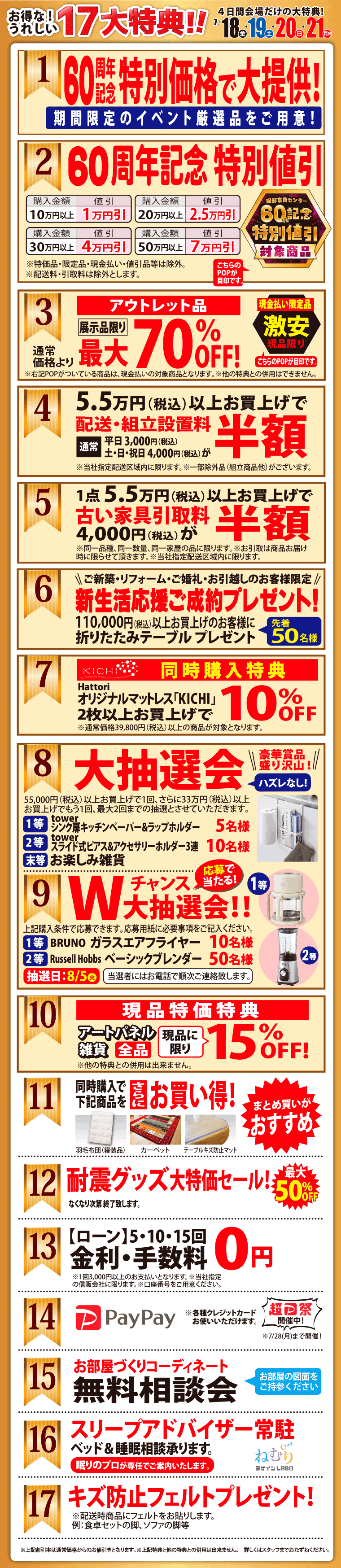 イベント特典
