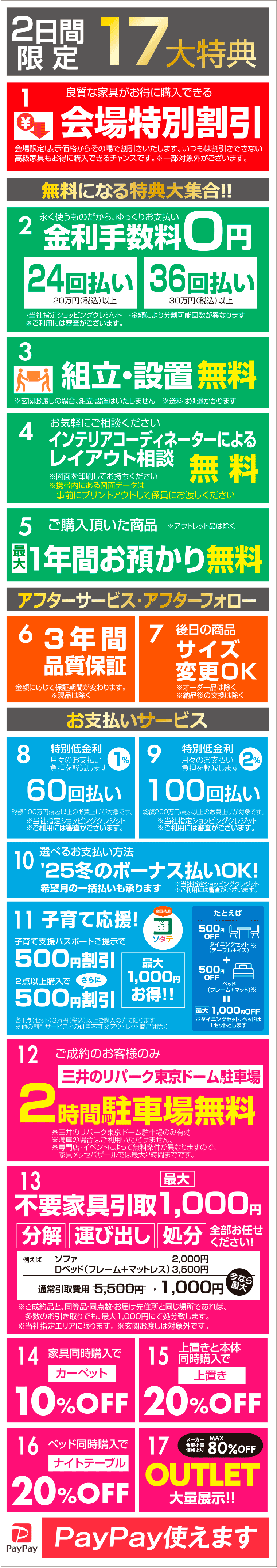 イベント特典