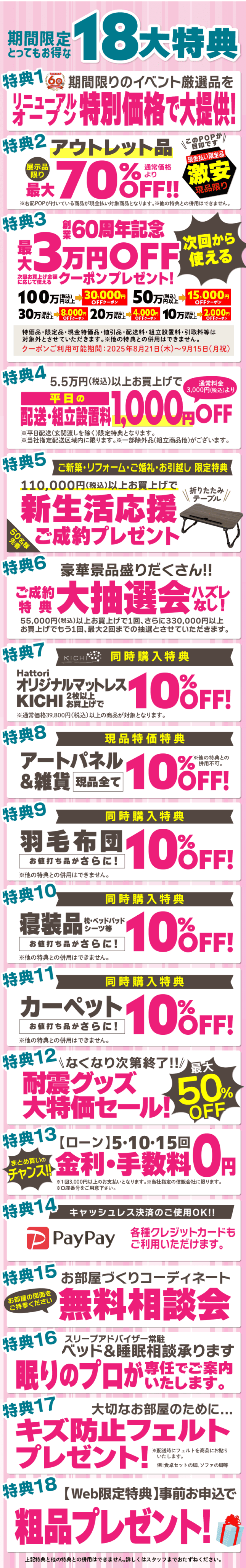 イベント特典