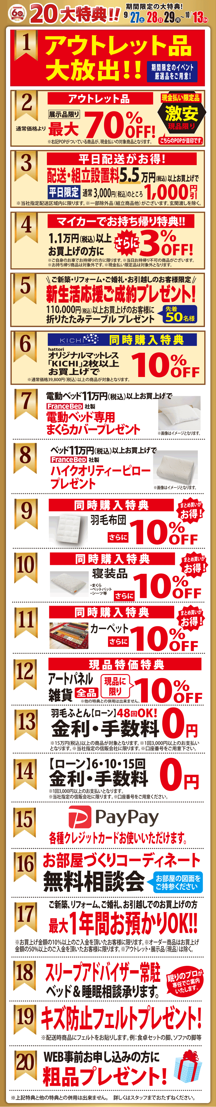 イベント特典