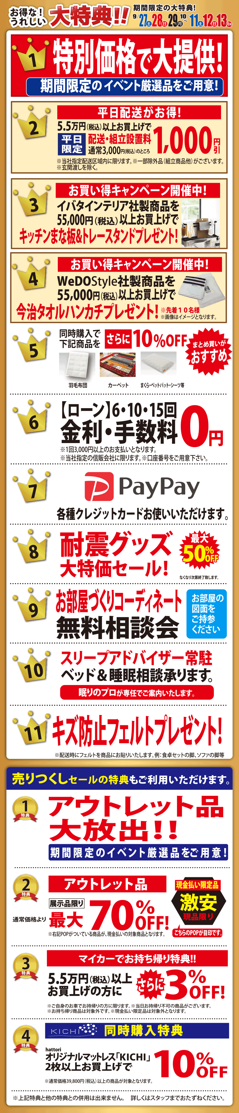 イベント特典
