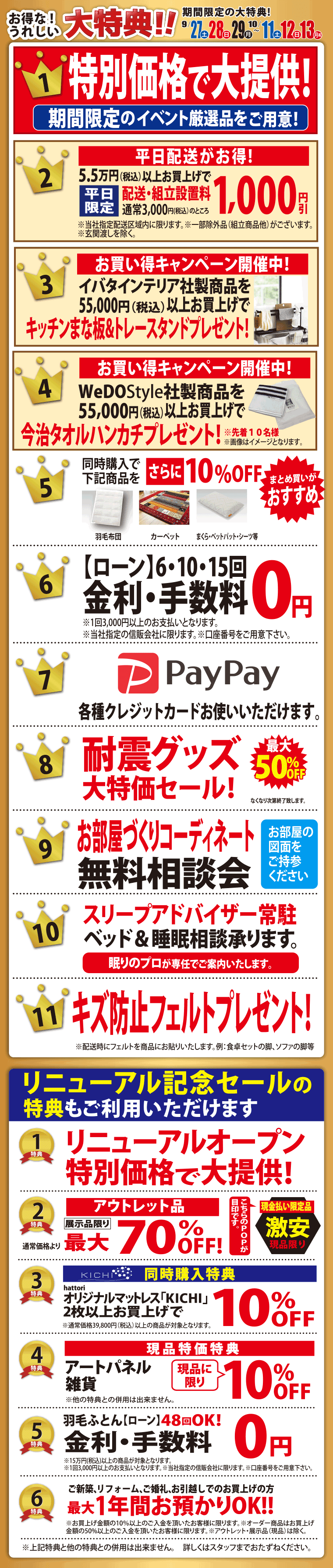 イベント特典