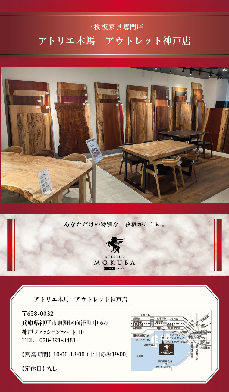 アトリエ木馬 アウトレット神戸店へのアクセス
