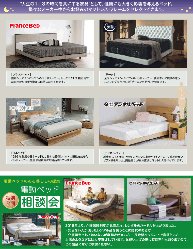 ファニチャーメッセのラインナップ