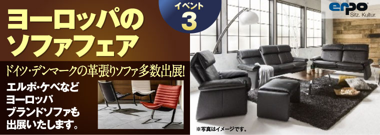 ヨーロッパのソファフェア