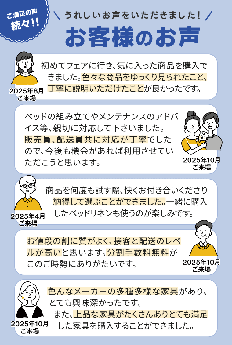 お客様の声ご紹介