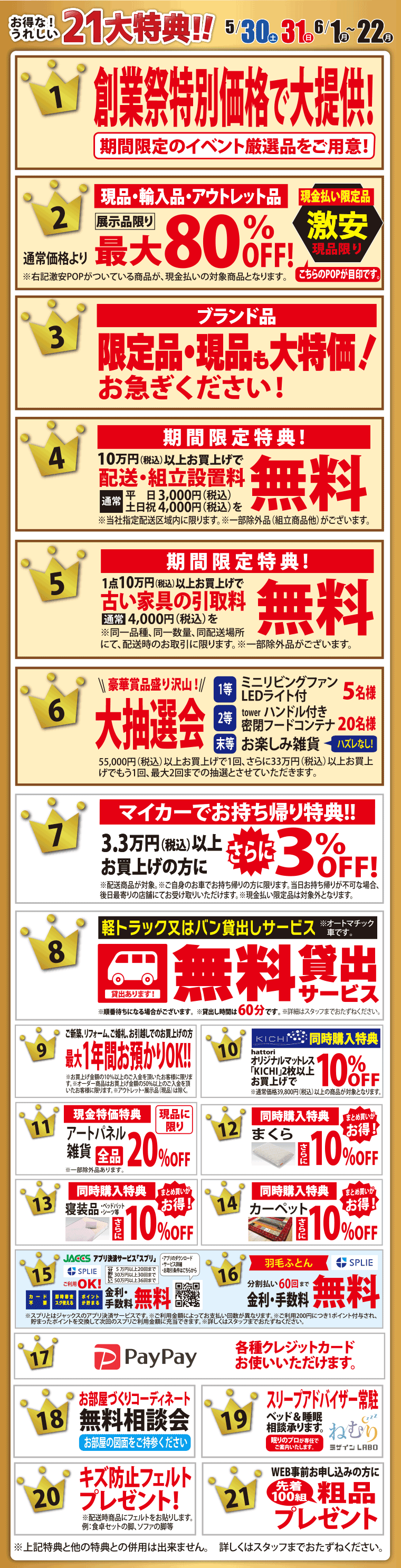 イベント特典