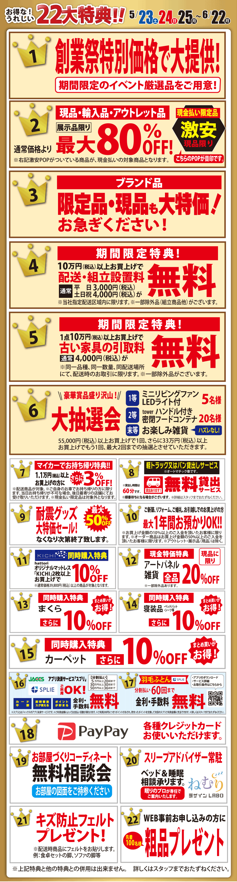 イベント特典