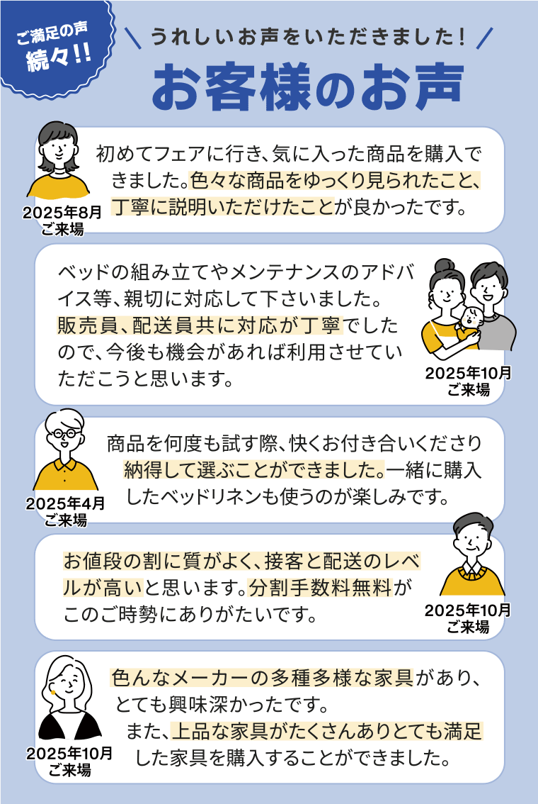 お客様の声ご紹介