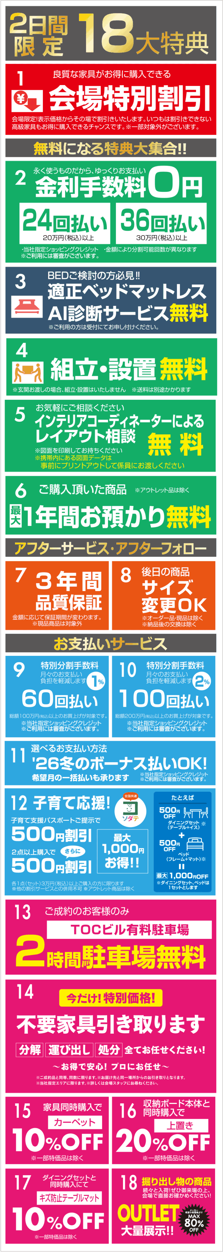 イベント特典
