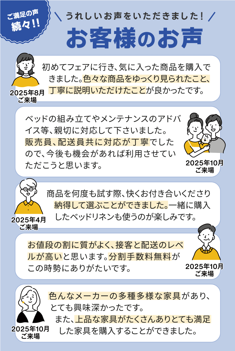 お客様の声ご紹介