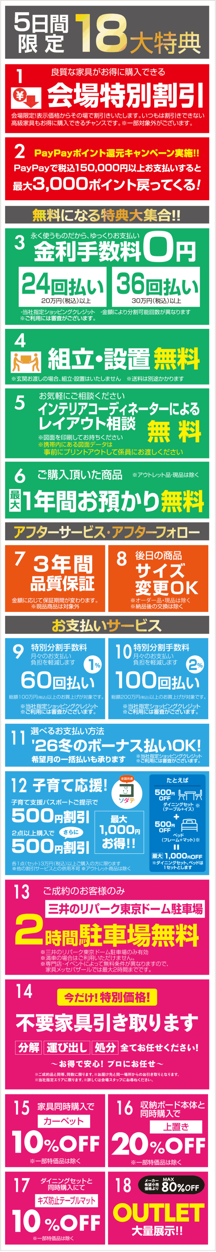 イベント特典